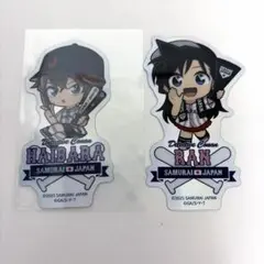 名探偵コナン　侍ジャパン　ミニキャラオーロラステッカー　灰原哀　毛利蘭