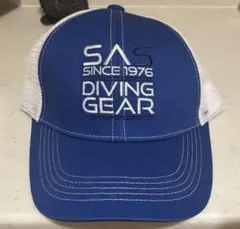 SAS Diving Gear 帽子 青/白　ラスト1！
