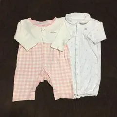 【送料込】女の子 ロンパース 2枚セット
