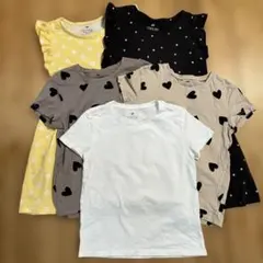 Ｈ＆Ｍ　子供用Tシャツ 3枚ワンピース2枚セット