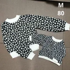 親子おそろい　デイジー柄ニット