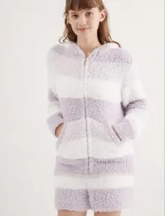 ジェラートピケ 3ボーダーパーカー