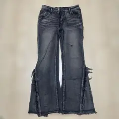 フレアバギーデニムパンツ y2k