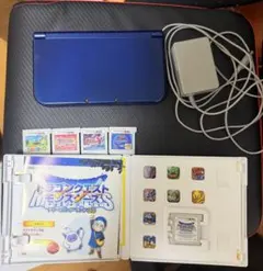 New 3DS LL 青 + ゲームソフト4本