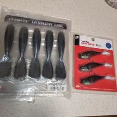 イズム UNGULA TAIL アングラ テール 4インチ　スイムヘッド　ジグのサムネイル