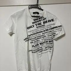 DIESEL Tシャツ ホワイト ロゴプリント