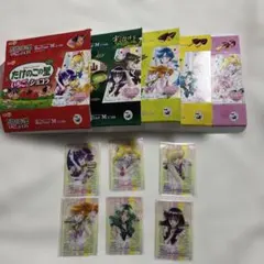 美少女戦士セーラームーン×明治コラボ　クリアカード　6枚セット 外箱付き