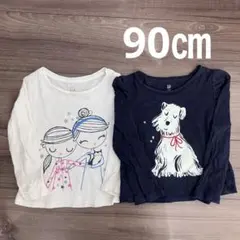 GAP 長袖Tシャツ 90㎝ 2枚セット