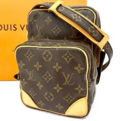 【極美品】　ルイヴィトン　ショルダーバック　アマゾン　モノグラム　ヌメ革