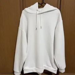 GU スムーススウェットパーカー　ホワイト