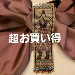 ⭐手作りのビーズ織のブローチ