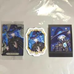 【ツイステ】イデア・オルト(ブルームバースデー)カード・シール イグニハイド寮