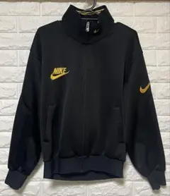 NIKE 90s トラックジャケット ヴィンテージ ブラック ゴールド Lサイズ