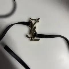 レア！Yves Saint Laurent レザーブレスレット　チョーカー