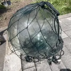 ガラス浮き 直径約35cm 透明 漁具 店舗やガーデニングの飾り付けに最適