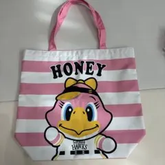 SoftBank Hawks トートバッグ ピンク