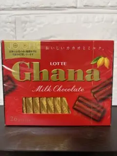 LOTTE Ghana Milk チョコレート 26枚　入賞味期限2027年4月のサムネイル