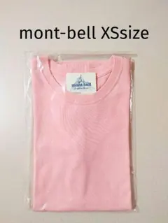 新品 モンベル 半袖 Tシャツ レディースXS montbell 親子鳥 ピンク