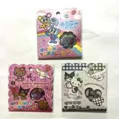 おはじき シール フレーク エンジェルブルー 日焼けキティ モノクロ サンリオ