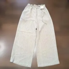 タグ付き　ニコアンド　DRYリネンライクユルパンツ