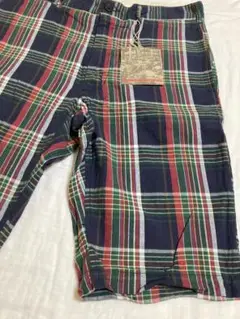 エンジニアード・ガーメンツ14SS マドラスチェックシンチショーツ w32 新品