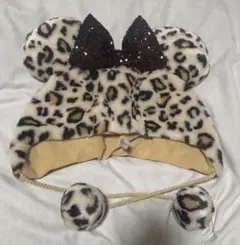 ディズニー新作 ヒョウ柄ファンキャップ