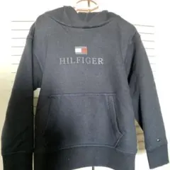 HILFIGER ネイビー フード付きトレーナー