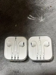 Apple EarPods ホワイト 2セット ケース付き新品未使用
