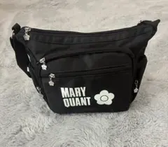 美品★MARY QUANT マリークワント　ショルダーバッグ　ブラック　ナイロンのサムネイル