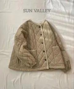 SUN VALLEY｜サンバレー キルティングジャケット　ベージュ　M