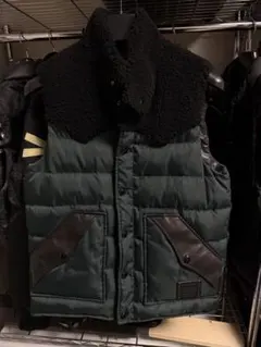 COACH ダウンベスト サイズ44 ダークグリーン