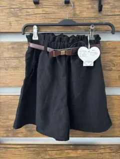 ベルト付きショートパンツ新品160cm