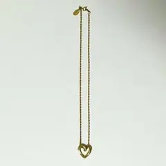MARIO VALENTINO ハートネックレス ゴールド ラインストーンのサムネイル