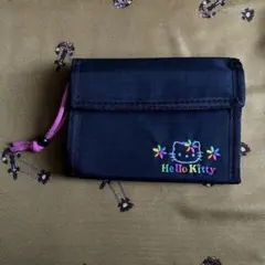 Hello Kitty 三つ折り財布 黒