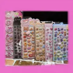 シャカシャカ水シール、お尻モチモチシール、￼マシュマロシールいろいろセットG