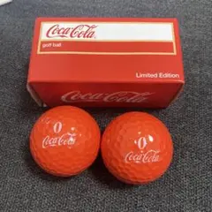 コカコーラ　オリジナルゴルフボール　2個