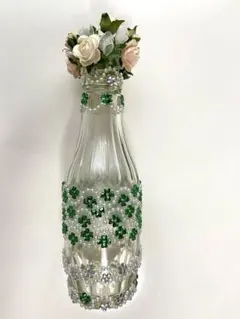 装飾ボトル 花瓶 クリアガラス