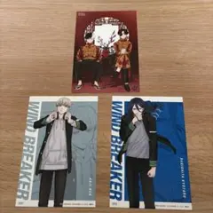 WIND BREAKER イラストカード　特典　桜遥 蘇枋隼飛 梶蓮 杉下京太郎