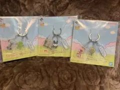 ディズニーキャラクターキーホルダー3個セット