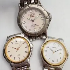 セイコー シチズン アウディ クォーツ メンズウォッチ 0903-S6900s