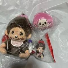 モンチッチ　ぬいぐるみ　マスコット　３種セット