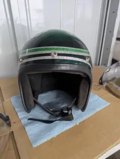 今日だけ！z1z2 グリーンバブルシールド 革巻きジェット シールド