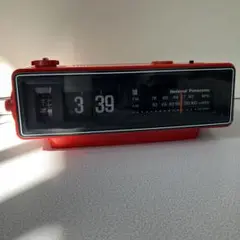 National Panasonic パタパタ時計ラジオ