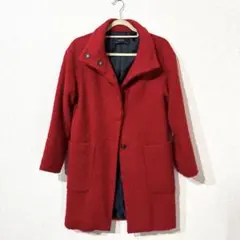 ザラ　ベーシック　ニット　ロング　コート