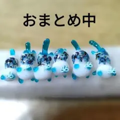 No.138 レジン道 猫 蝶々柄フラワー柄6匹セット - メルカリ