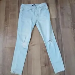 UNIQLO ダメージスキニーデニム 26