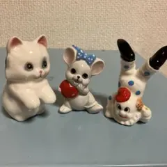 KOTOBUKI 白猫フィギリン 4体セット オーケストラ 音楽 楽器 置物