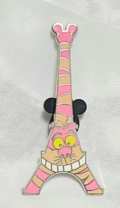 DLP ディズニー パリ チェシャ猫 ☆ ピン ☆ エッフェル塔