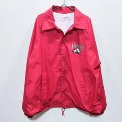 AUBURN アーカンソー ロゴ刺繍 赤 ナイロンジャケット サイズXL