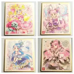 プリキュア色紙ART7 キミとアイドルプリキュア♪ 4種セット